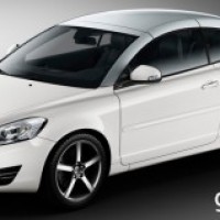 : Volvo C70 спереди, сбоку