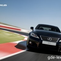 : Lexus IS F спереди