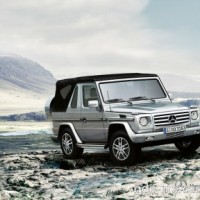 : Mercedes G-сlass кабриолет спереди, сбоку