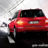 : Mercedes GLK-class сзади