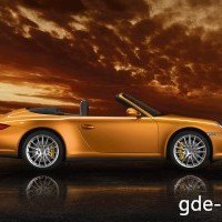 : Porsche 911 Carrera 4 Cabriolet сбоку