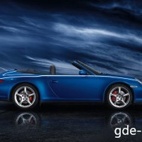 : Porsche 911 Carrera 4S Cabriolet сбоку