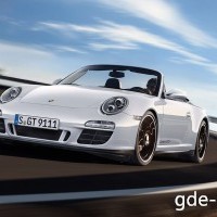 : модель 911 Каррера GTS Кабриолет спереди 