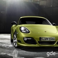 : Porsche Cayman R вид спереди