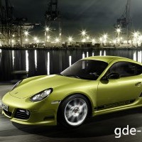 : Porsche Cayman R сбоку- спереди