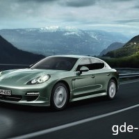 : Porsche Panamera S Hybrid спереди, сбоку