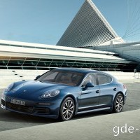 : Porsche Panamera Diesel спереди-сбоку