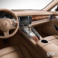 : Porsche Panamera Turbo руль, передняя панель