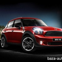 : MINI ONE countryman вид спереди, сбоку