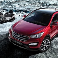 : Hyundai Santa Fe new вид спереди-сбоку