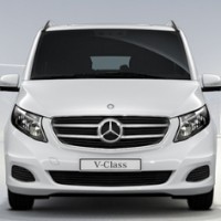 Mercedes V-klass: спереди