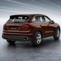 Porsche Cayenne Diesel: сзади справа