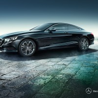 Mercedes S-klasse coupe: слева сбоку