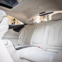 Mercedes S-klasse coupe: салон сзади