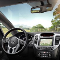 KIA Venga: передняя панель и руль