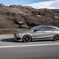 Mercedes CLA-klass Shooting Braike: слева сбоку