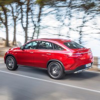 Mercedes-Benz GLE-klass coupe: слева сзади